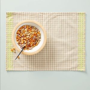 NWT - Anthropologie gingham placemats set  of 2.